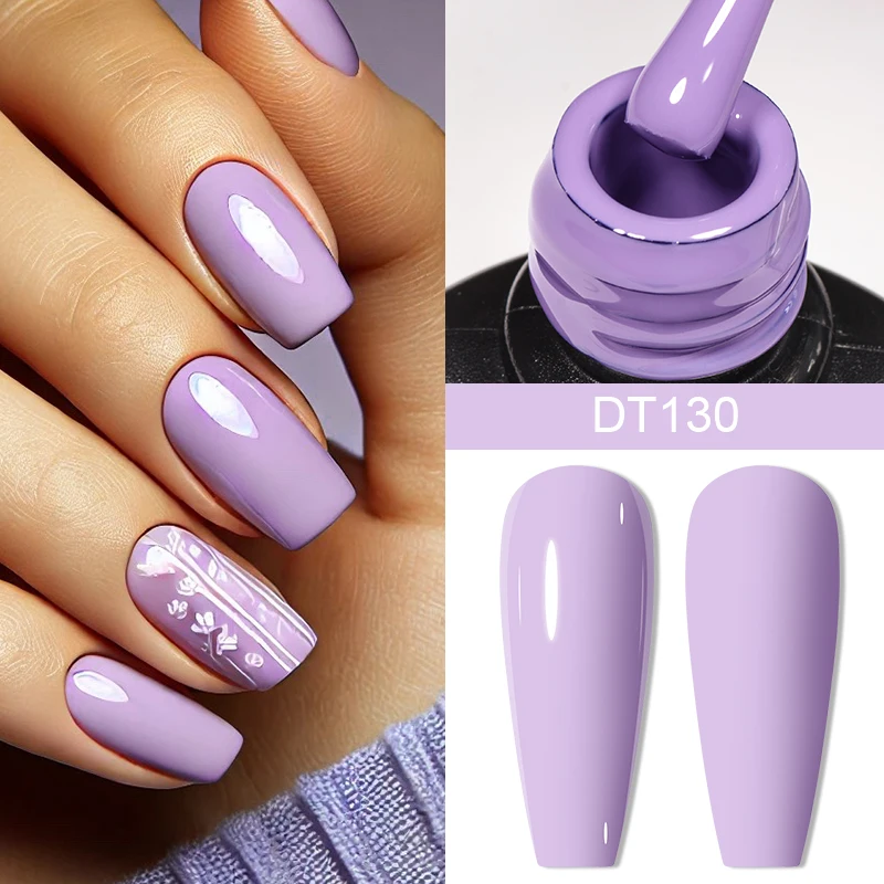 7ml Premium Lavender Purple Gel Nail Polish | Matte & Glossy Finish | Long-Lasting & Chip-Resistant | Perfect Nail Art Varnish