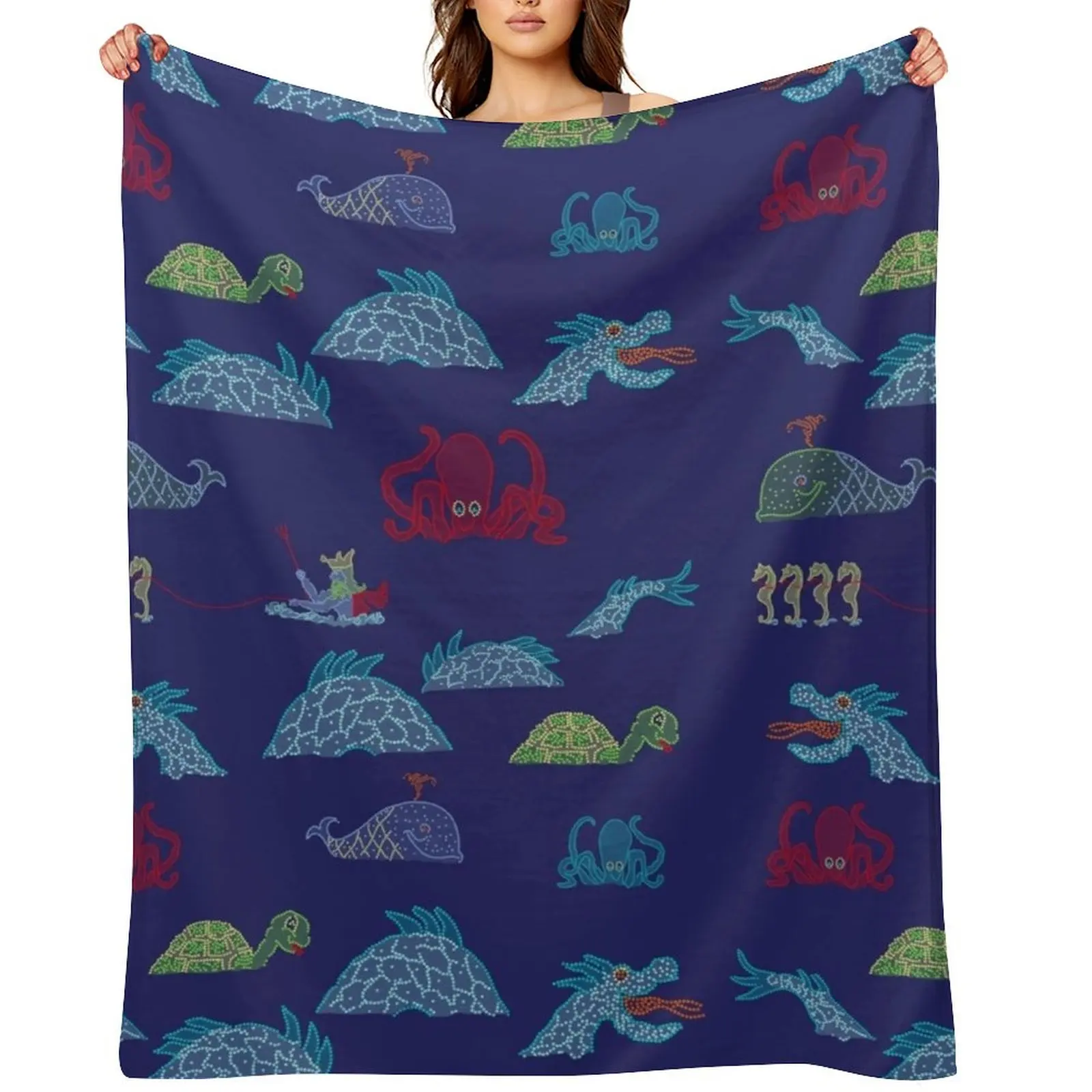 

Electrical Water Pageant Throw Blanket wednesday Luxury manga Blankets