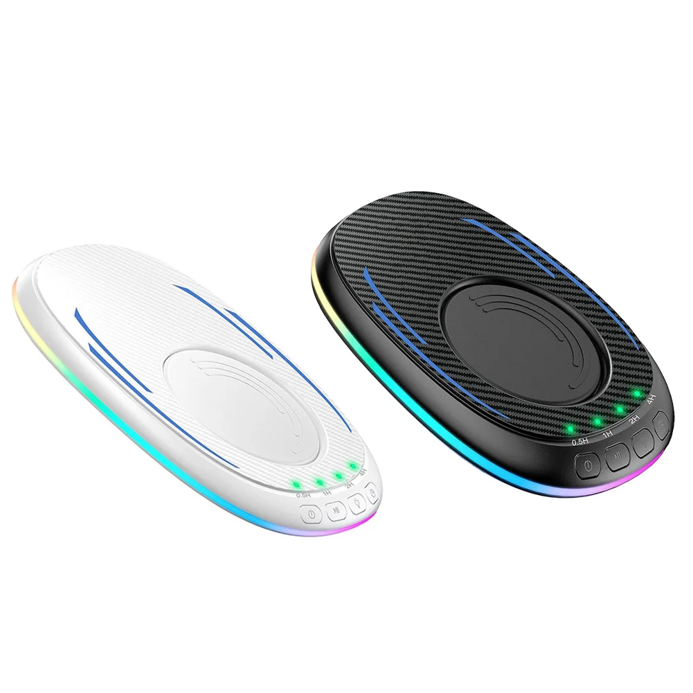 

2PCS Mouse Mover Jiggler RGB Undetectable Mouse Mechanical Movement Pad with Timer Lock S n Prevention Friendship Kit