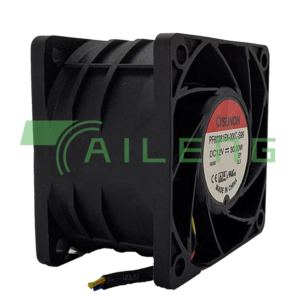 Sunon PF60381BX-000C-S99 60*60*38mm 12V 30W 쿨러 냉각 팬용 브랜드