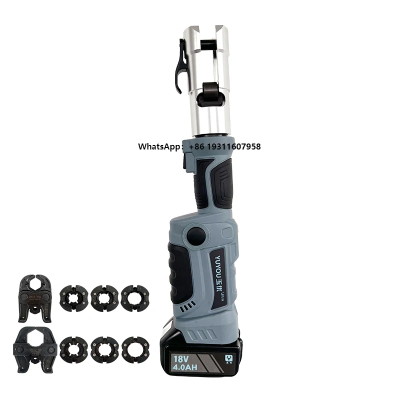 

Portable Rechargeable Electric Hydraulic Tool-Stainless Steel Pipe Crimping Pliers for Gas & Water Ring Crimping