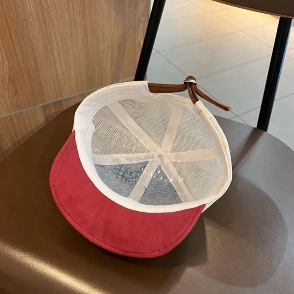 

Detachable Sunglasses Baseball Cap Foldable Design Soft Brimmed Duck Tongue Hat Mesh Material Children Sun Hat Sun Protection