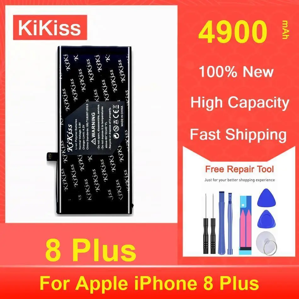

Аккумулятор Kikiss 4900 мАч 8 Plus для Apple Iphone