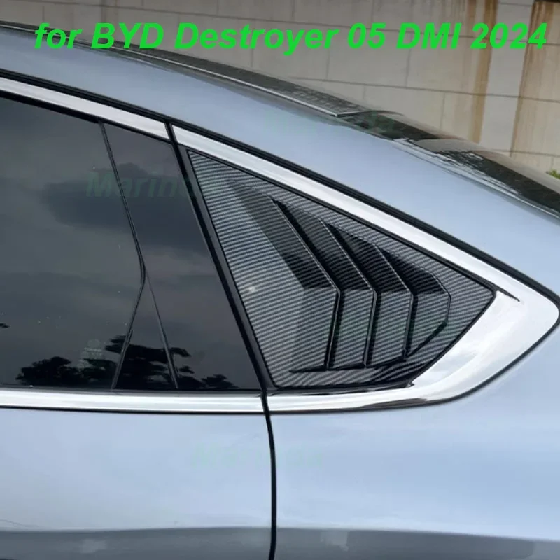 

Car Quarter Window Shutter Trim for BYD Destroyer 05 DMI 2024 Louver Shape Cover Decoration Protector Exterior Accessories