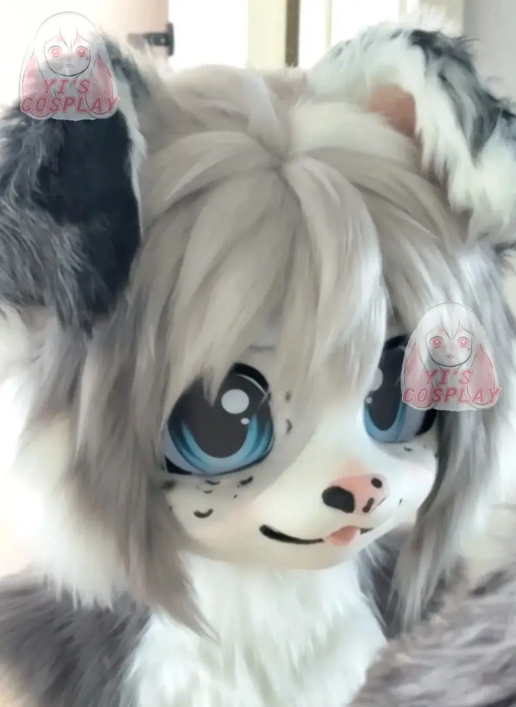 Customized Fursuit Kemono Head Handmade Custom Fursuit head Furry Kigurumi Head Yis Cosplay Kemono Headsets Beast