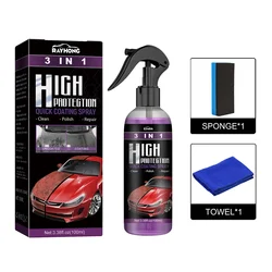 30ml 100ml Car Body Quick Coating Spray Cleaning Nano Polishing Paint Scratch Repair Agent Coating Auto Clean Curing Agent Care