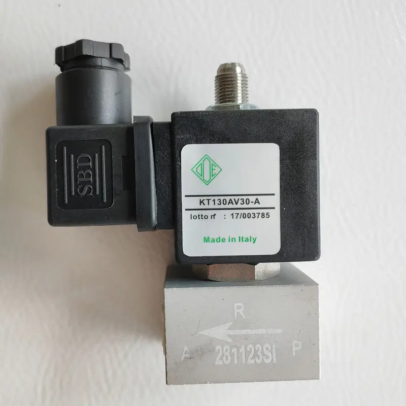 Refrigeration Italian Solenoid Valve KT130AV30-A,  Compressor Inlet Valve Loading Valve KT130AV30-F 220v 50 60hz 14.5va 020325SI