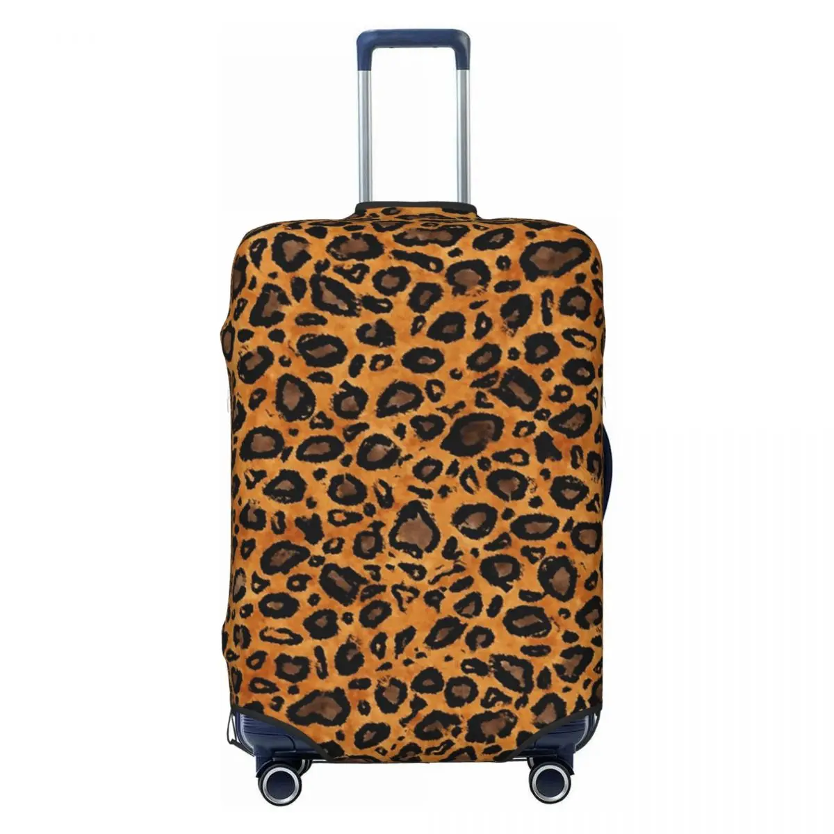

Cute Fashion Cheetah Print Luggage Cover Protector Elastic Leopard Skin Pattern Travel Suitcase Covers
