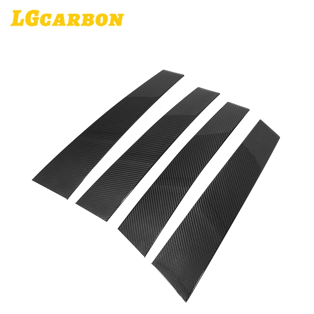 LGCarbon Dry Carbon Fiber Exterior Accessories Add On Style Carbon B-Pillars For Toyota GR Corolla 2023 up