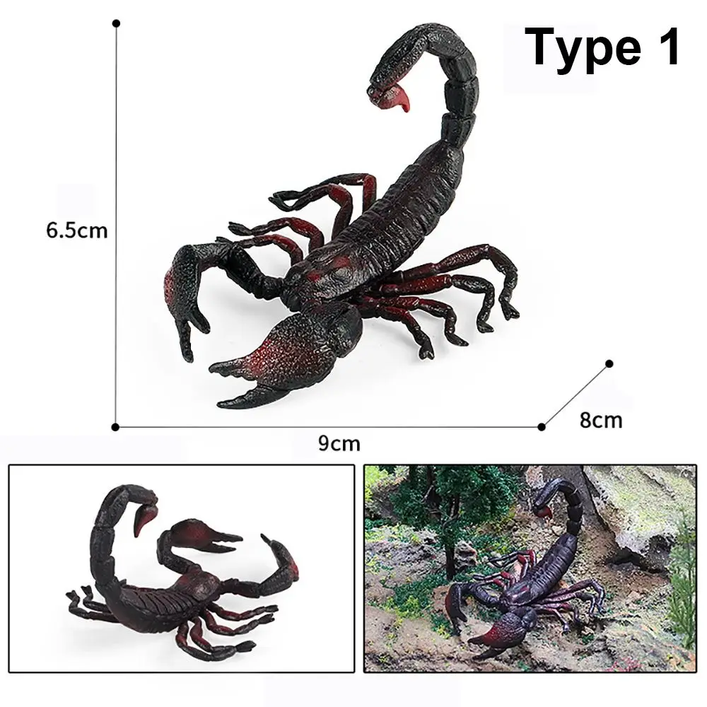 Realistyczna nauka natura Prank rekwizyty edukacyjne zabawki owad figurka Halloween dostarcza skorpion Model dzieci poznanie