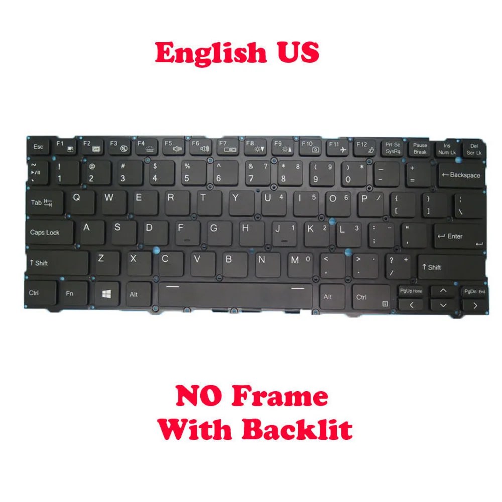 

Laptop With Backlit US RU GR Keyboard For Metabox Flo L140PU i5 i7 English US French FR German GR Russian RU Black No Frame New