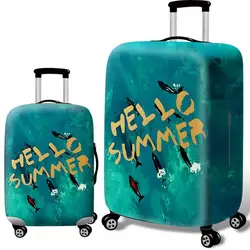 High Quality Custom Luggage Cover Spandex Stretchable Suitcase Luggage Cover Protector With Fashion Popular Printed