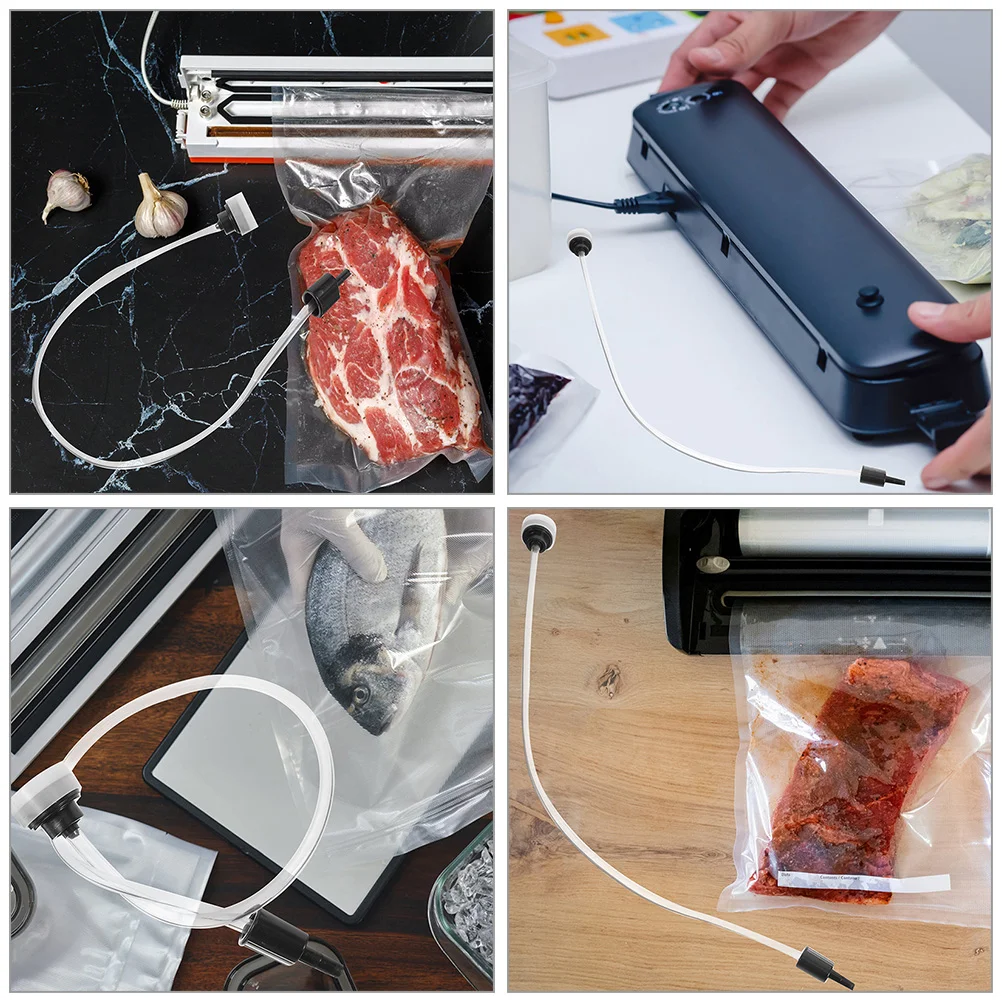 Vacuum Sealer Replacement Tube Packaging Machine Hose Accessory for Plastic Adapter