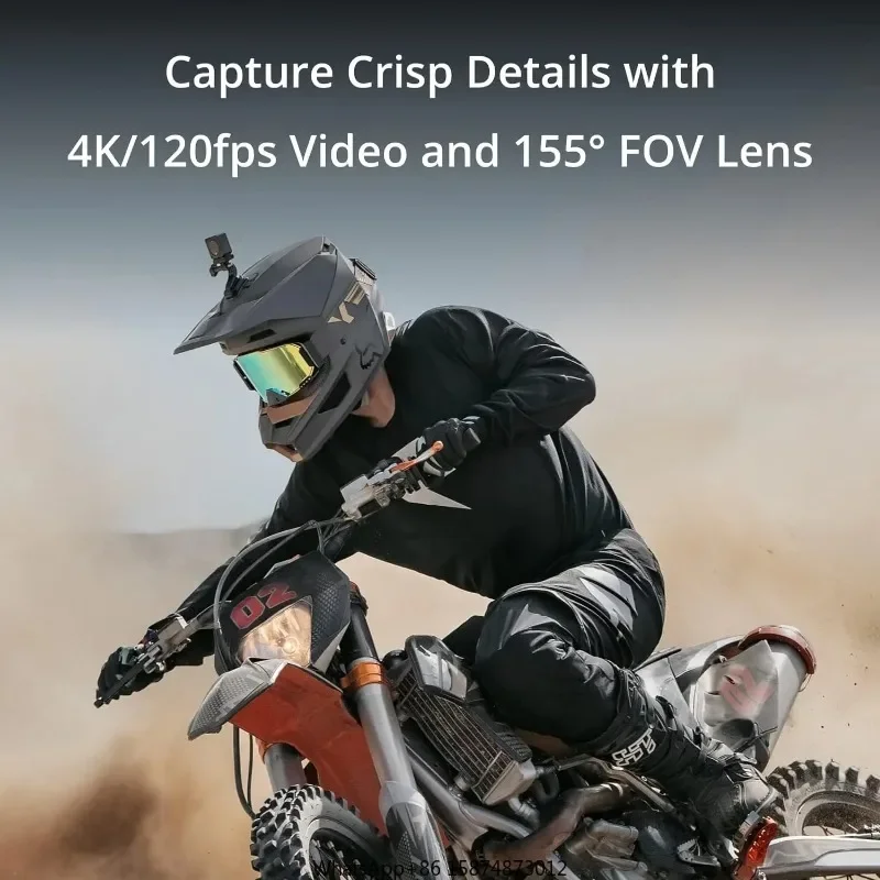 ForDJ1 Action 2 Power Combo (128 ГБ) Action Cam Era 4K + удлиненный модуль Bat tery 4K/120fps Super-Wide 155 °   Магнитные насадки FOV