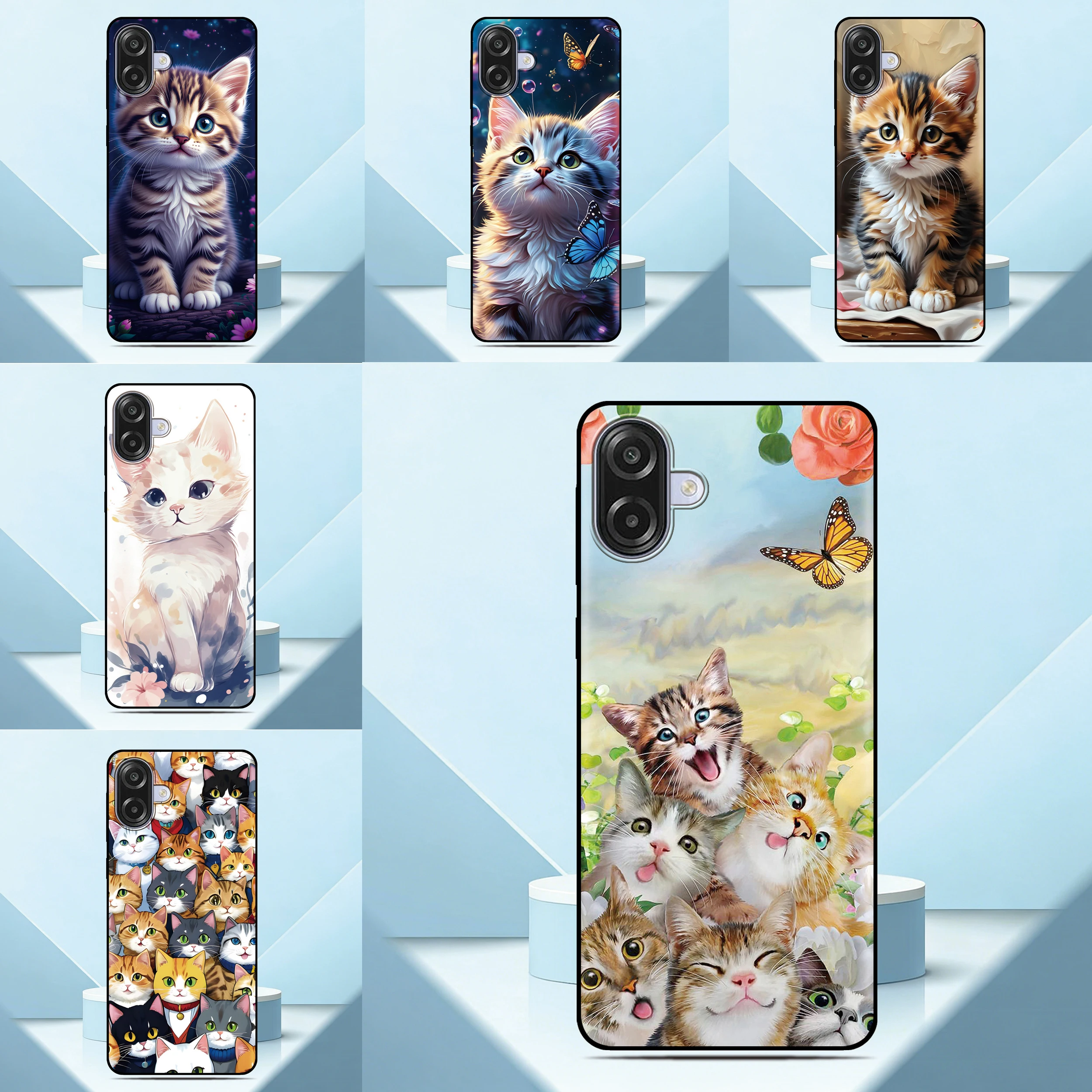 Lovely Kitten Anime Phone Case For Ulefone Note 20 19 18 Ultra 10 12 13 14 15 16 17 Pro 13P 12P 11P 10P Custom Picture Cover