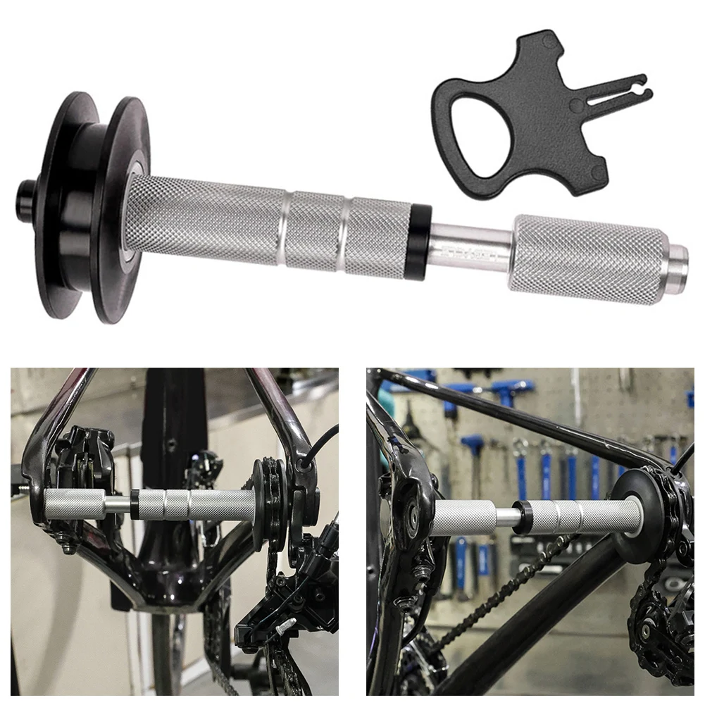 

Bicycle Chain Cleaning Tool Bicycle Tool Thru Axle Tool Bicycle Cleaning Tool Smooth Speed Change Aluminum Alloy Material