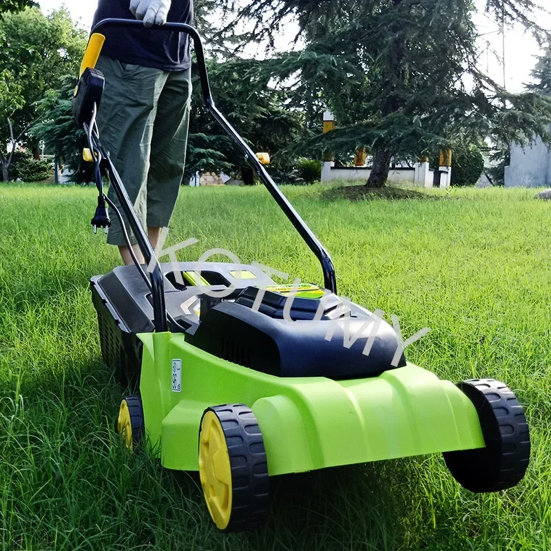 

220V Electric Lawn Mower Hand Push Grass Cutting Machine Multi-Function Lawn Mower 3 Gears 1600W