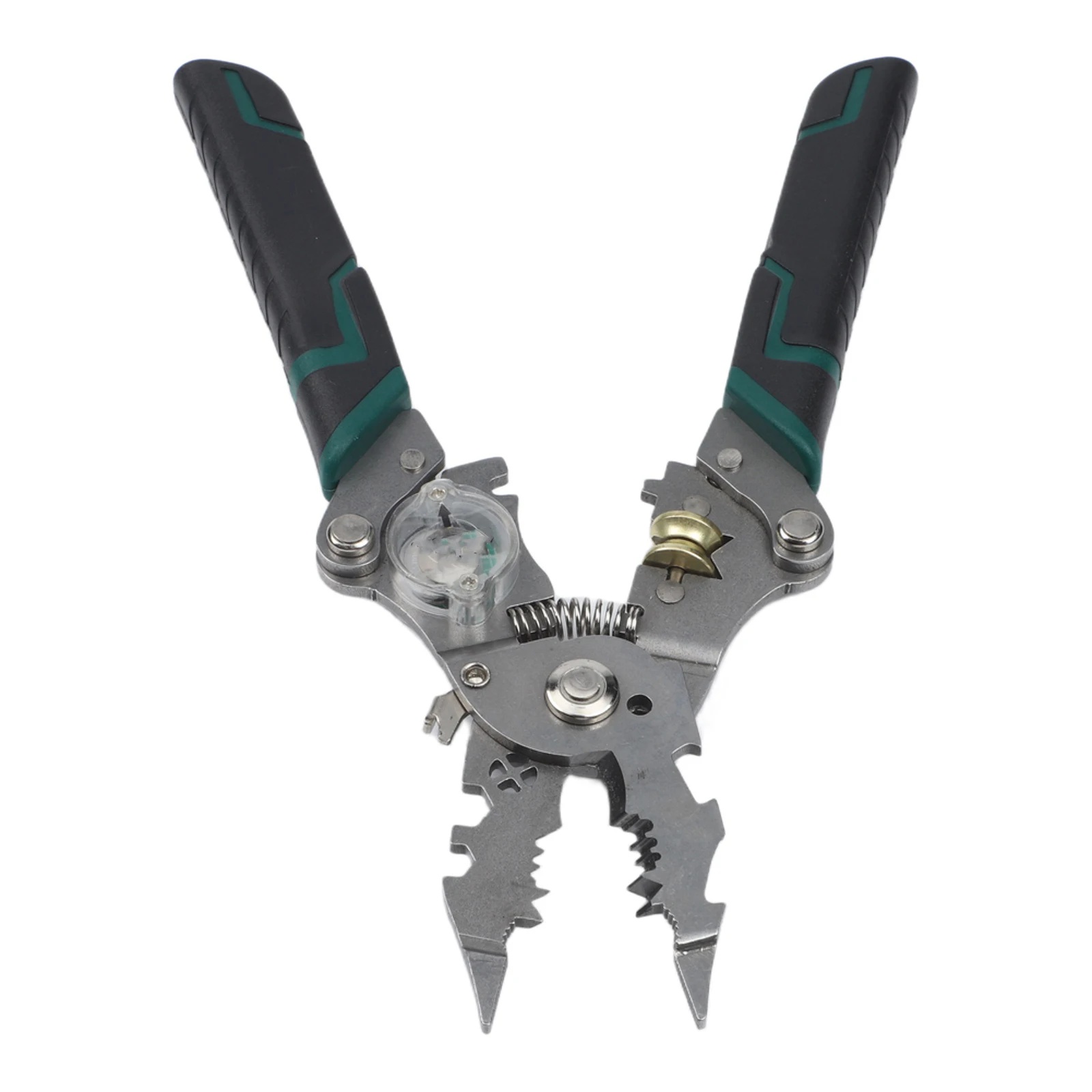 Multifunction Electrician Pliers with Wire Strippers Cutters and Voltage Tester Foldable for DIY and Professional