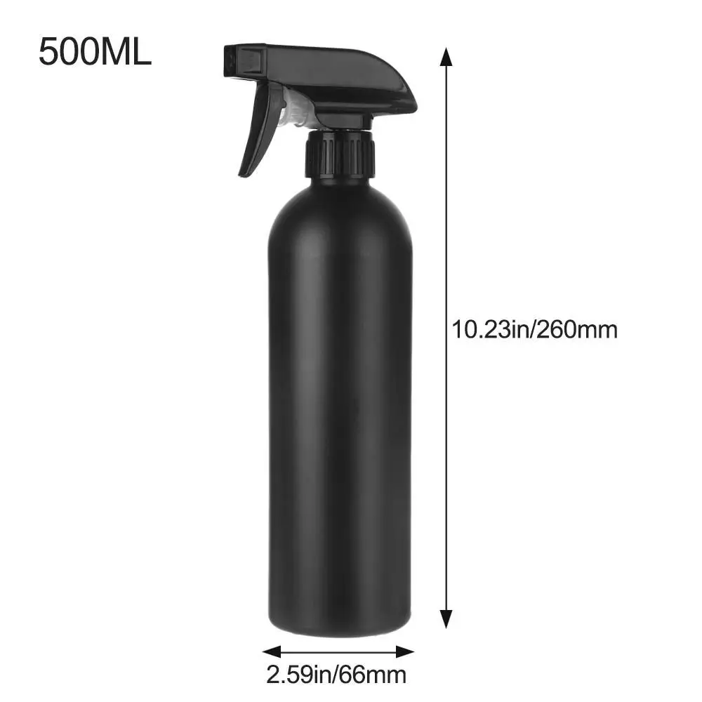 500ML Multipurpose Hairdressing Spray Bottle Refillable Round Shoulder Fine Mist Water Sprayer Watering Can  Liquid Container
