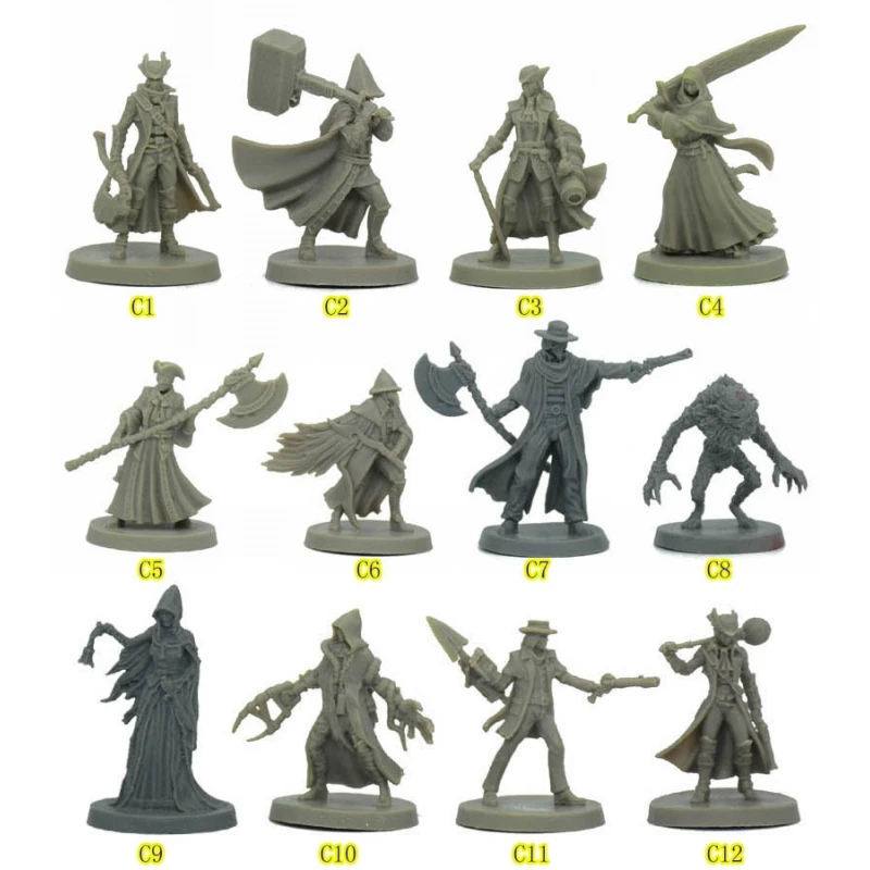 jogo-de-tabuleiro-bloodborne-modelo-de-jogo-de-estrategia-com-personagens-de-herois-aventureiros-corajosos-monstros-e-deus