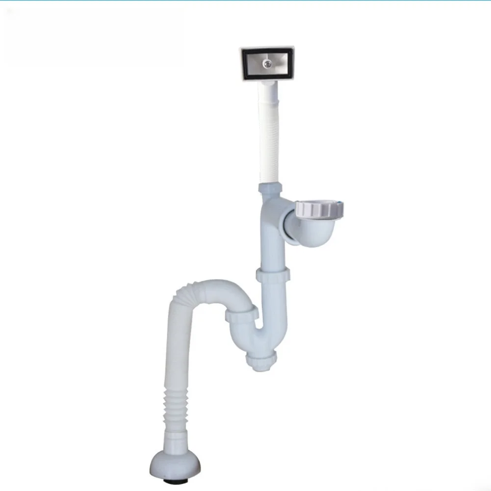 Kitchen Sink Drain Pipe 1.5 Inch with Rear Connection for Long Lasting Performance and For Efficient Waste Flow