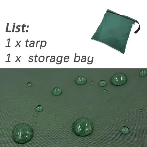 5x3m 4x3m 3x3m Markis Vattentät Presenning Tält Skugga Ultralätt Trädgårdstak Solskydd Utomhus Camping Turist Strand Solskydd 10 best sales Sun Shelter-stranden - №4