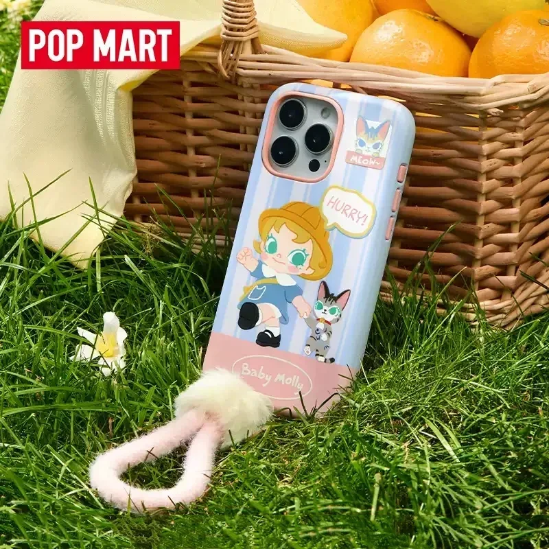 

POP MART Baby Molly & Baby Tabby Series-Phone Case For iPhone 15Pro Max / 16 Pro / 16 Pro Max