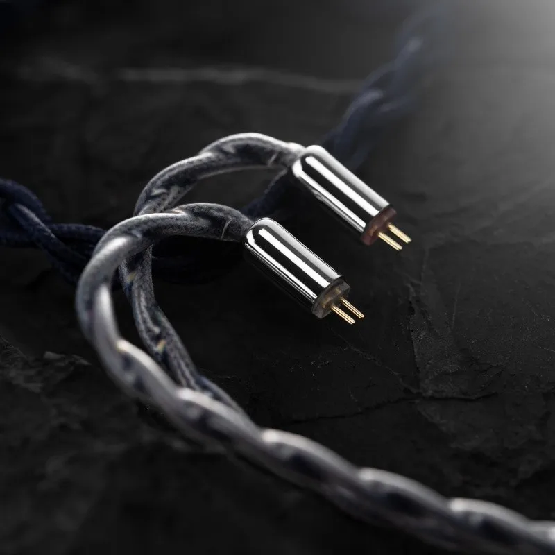 QoA Gin Earphone Cables With 3.5+4.4mm Plug Headphone Wire 0.78mm 2Pin Cable Headest For HiFi Music Gifts Earbuds view 5