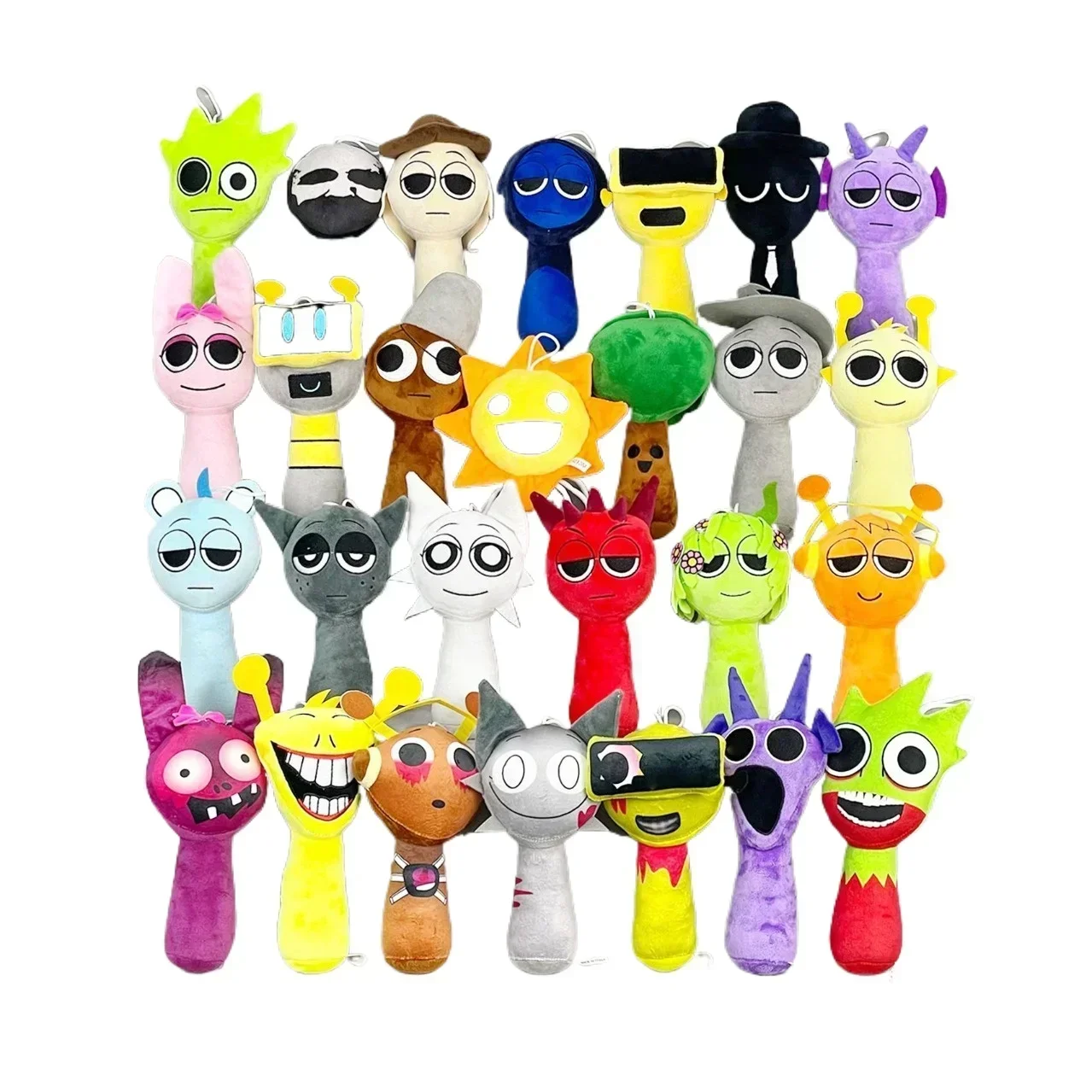 New 34styles Sprunki Rhythm Box plush toy.Plush dolls are soft but not easily deformed.Room decoration.Holiday gifts.Small gift