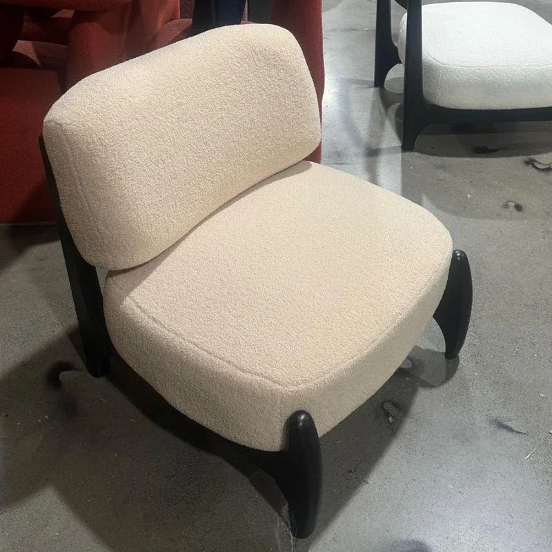 غرفة المعيشة المتنقلة الداخلية كرسي صالون تجميل كراسي الفندق في الهواء الطلق مسند الظهر كرسي أريكة هزاز القراءة مريح كسول الأثاث #3