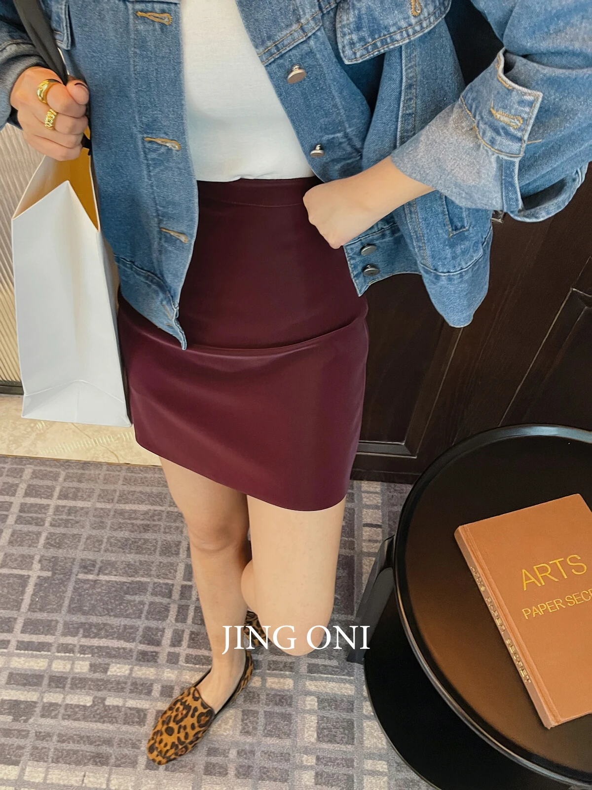 

Mini Skirt Spring 2024 Woman Clothing Korean Style Vintage Fashion Elegant High Waist Lolita Youthful Tulle Sexy Luxury Leather