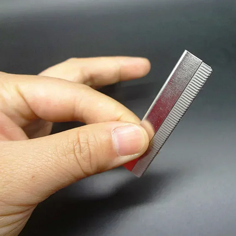 شفرة تشذيب الحواجب من الفولاذ المقاوم للصدأ متعددة الوظائف، شفرة مموجة، شفرة تشذيب بديلة، أدوات مكياج ماكينة الحلاقة