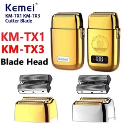 For Kemei Professional Replacement Foil and Cutter Blades Set Suitable For Kemei TX1 Shaver Original Electric Shavers Blades