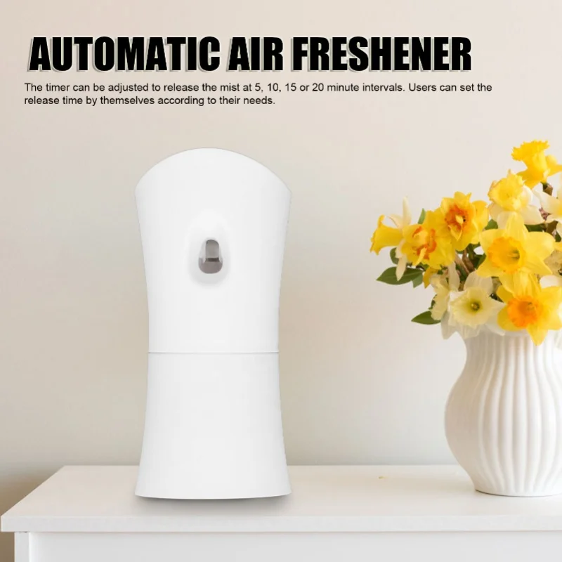 320ml Automatic Fragrance Sprayer With Timer Wall Mounted Auto Air Freshener For Home Hotel Lobby Meeting Rooms