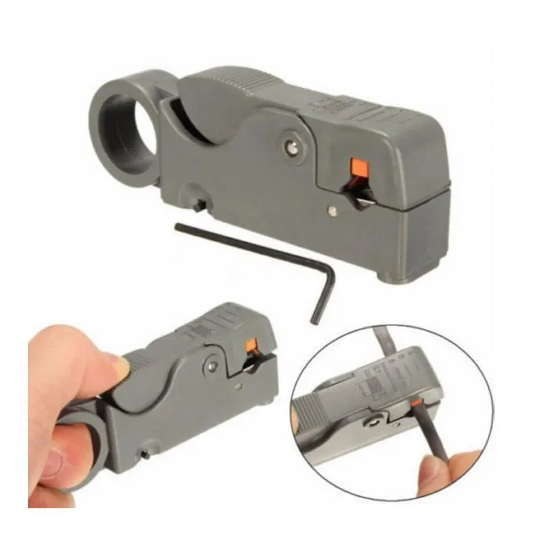 Multifunctional Wire Stripper Pliers Automatic Cable Stripping Crimping Tool with Hexagon Wrench for Home Repair