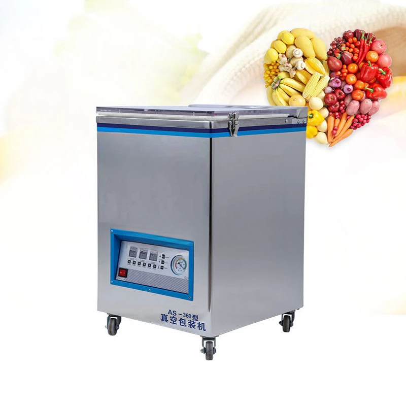 220V Commercial Desktop Mobile Vacuum Sealing Machine Tea Rice Beef Jerky Grain Delicatessen Bacon Meat Products Food Packaging