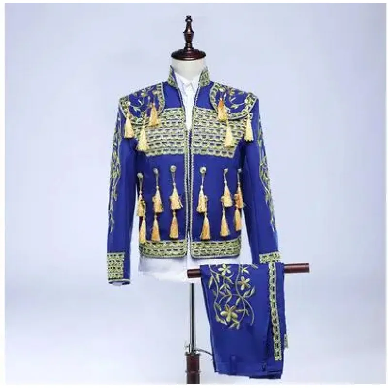 

★Halloween Cosplay Costume Spanish Bullfighter Matador Dance European Stage Men Suit Shorts Court Performa 2026 New ♥Look Me ←_←