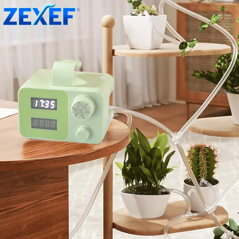 

ZEXEF интеллектуальный контроллер орошения садовый самовсасывающий насос автоматический таймер полива для системы капельного орошения цветов набор