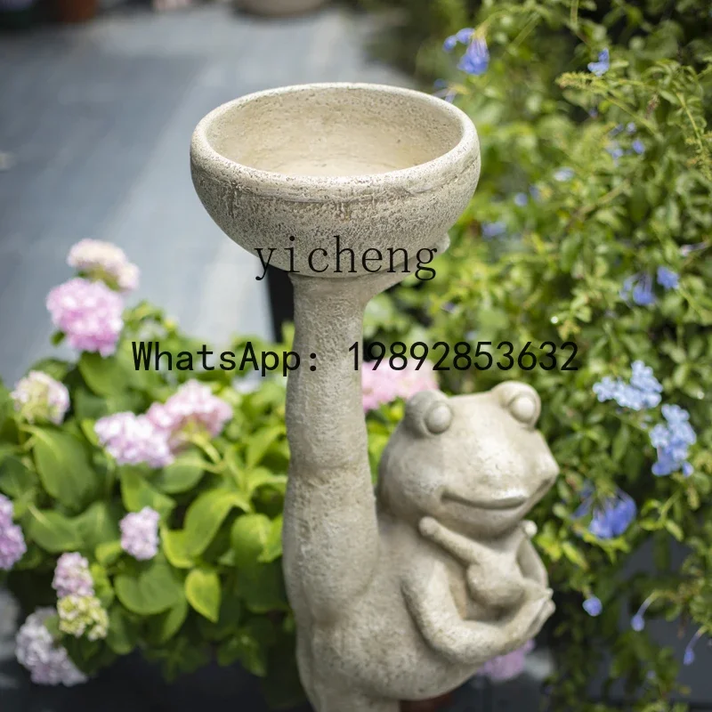 

simulation Kung Fu frog outdoor garden courtyard balcony decoration new Chinese landscape ornament