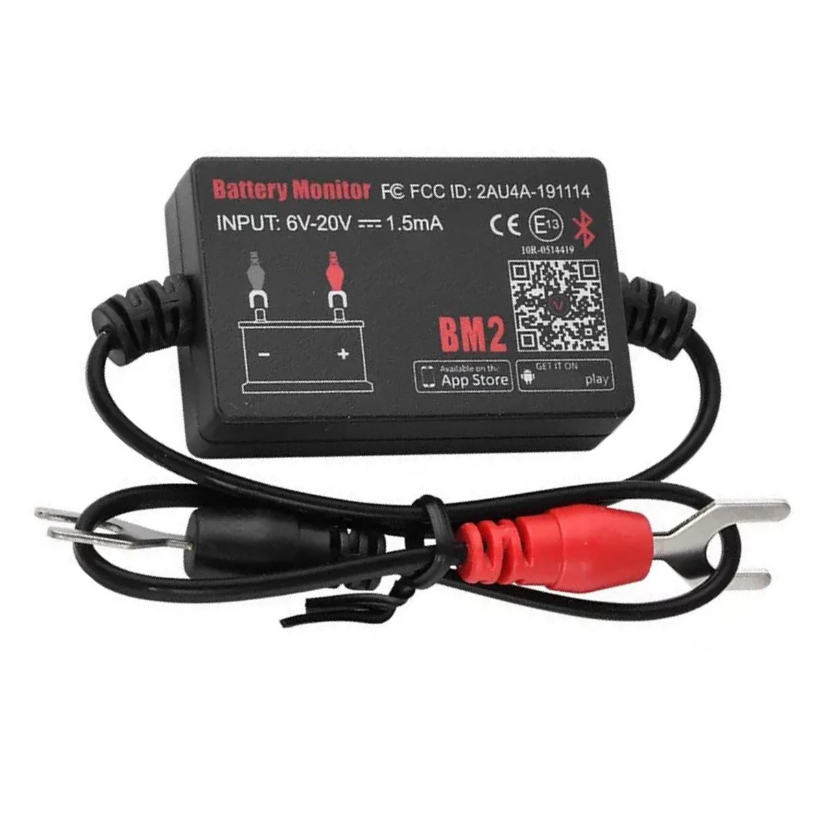 BM2 Battery Monitor Tester 12V Battery Monitor Bluetooth 4.0 Car Battery Analyzer Charging Cranking Test Voltage Tester