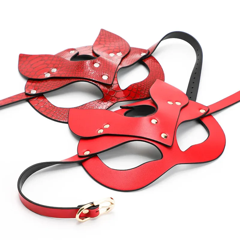 لعب الأدوار حفلة تنكرية الحياة الليلية الجنس قناع عين المثيرة الجلود عبودية ألعاب الكبار BDSM الجنس لعب زوجين الغمامة