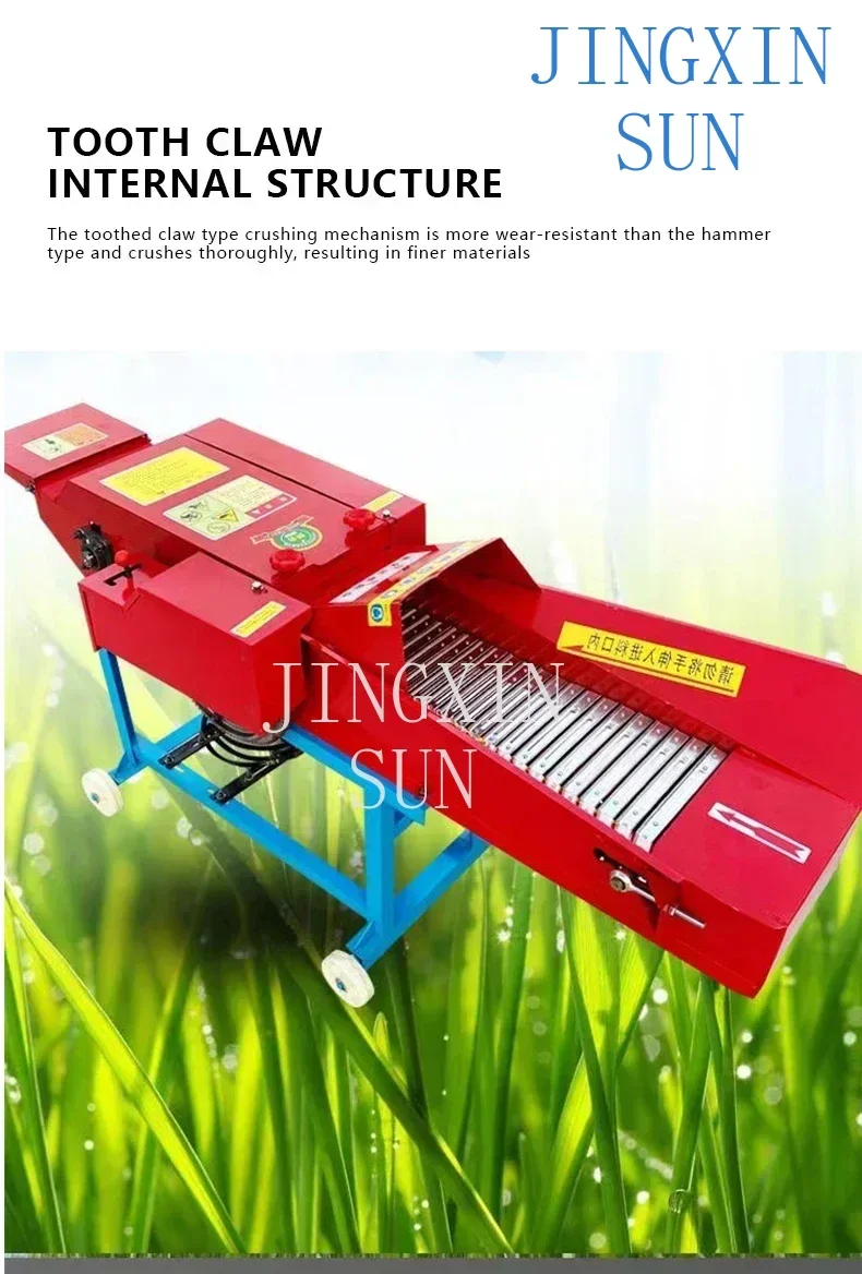 China Hot Sale Electric Dry Wet Grass granular machine farm feed processing machinery