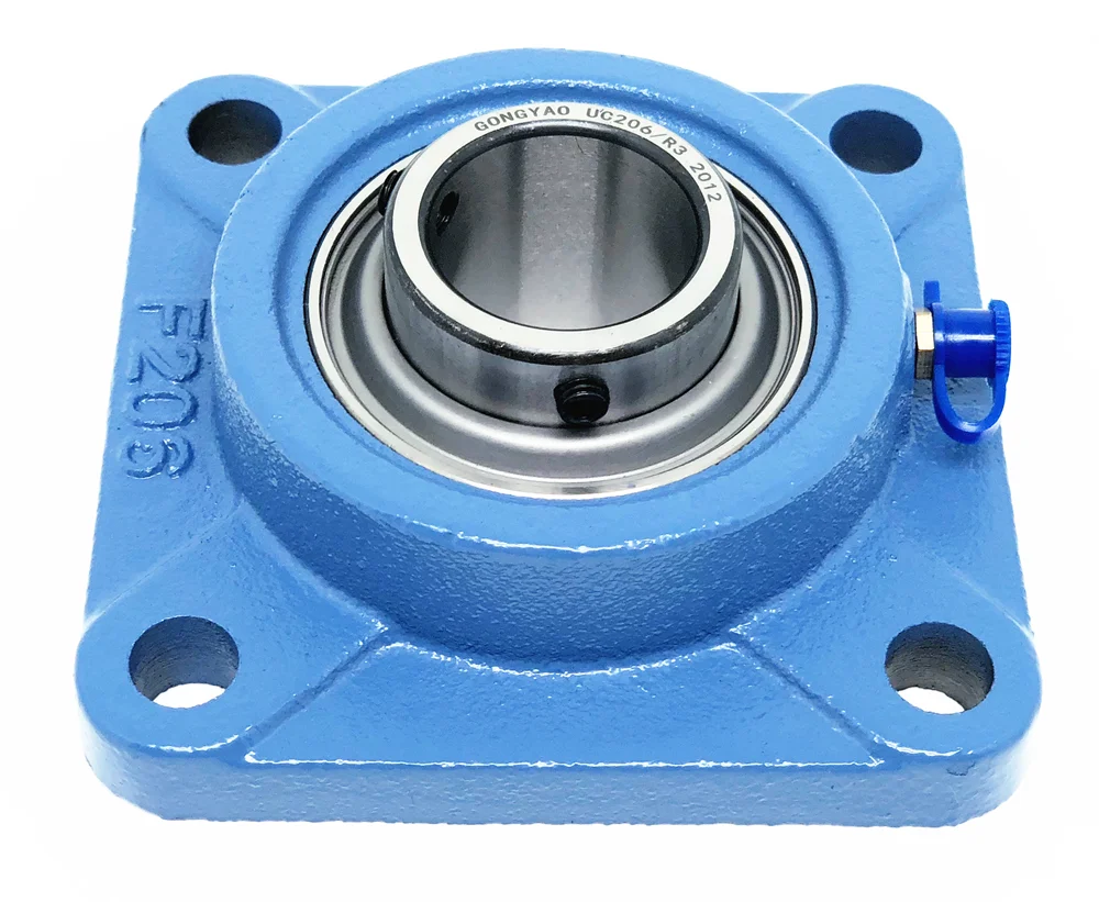 GONGYAO UCF Type of Pillow Block Bearing, Bearing with Square Base, High-Speed Operation, Heavy-Duty Thickened Base