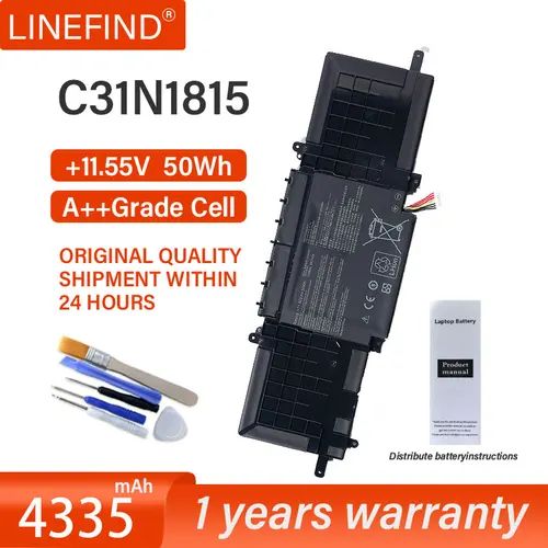 Imagen 1 del producto C31N1815 nueva batería genuina para ASUS Zenbook 13 UX333 UX333F UX333FN UX333FA