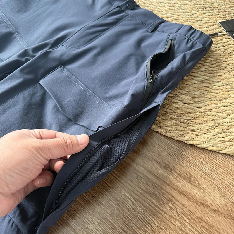 กางเกงคาร์โก้ผู้ชายแบบ 2-in-1 - Techwear Pants Tactical บทวิจารณ์และราคา