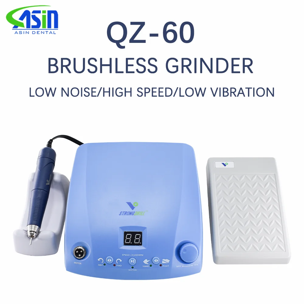 STRONG DRILL 50000rpm Micro Motor Dental Brushless Electric Micromotor QZ60 Dentistry Equipment