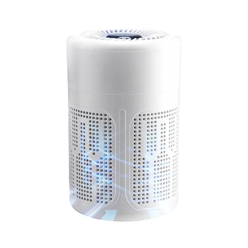 

Negative Technology Mini Desktop Air Purifier HEPA Filter Quiet Air Cleaner Portable Air Purification For Home Bedroom