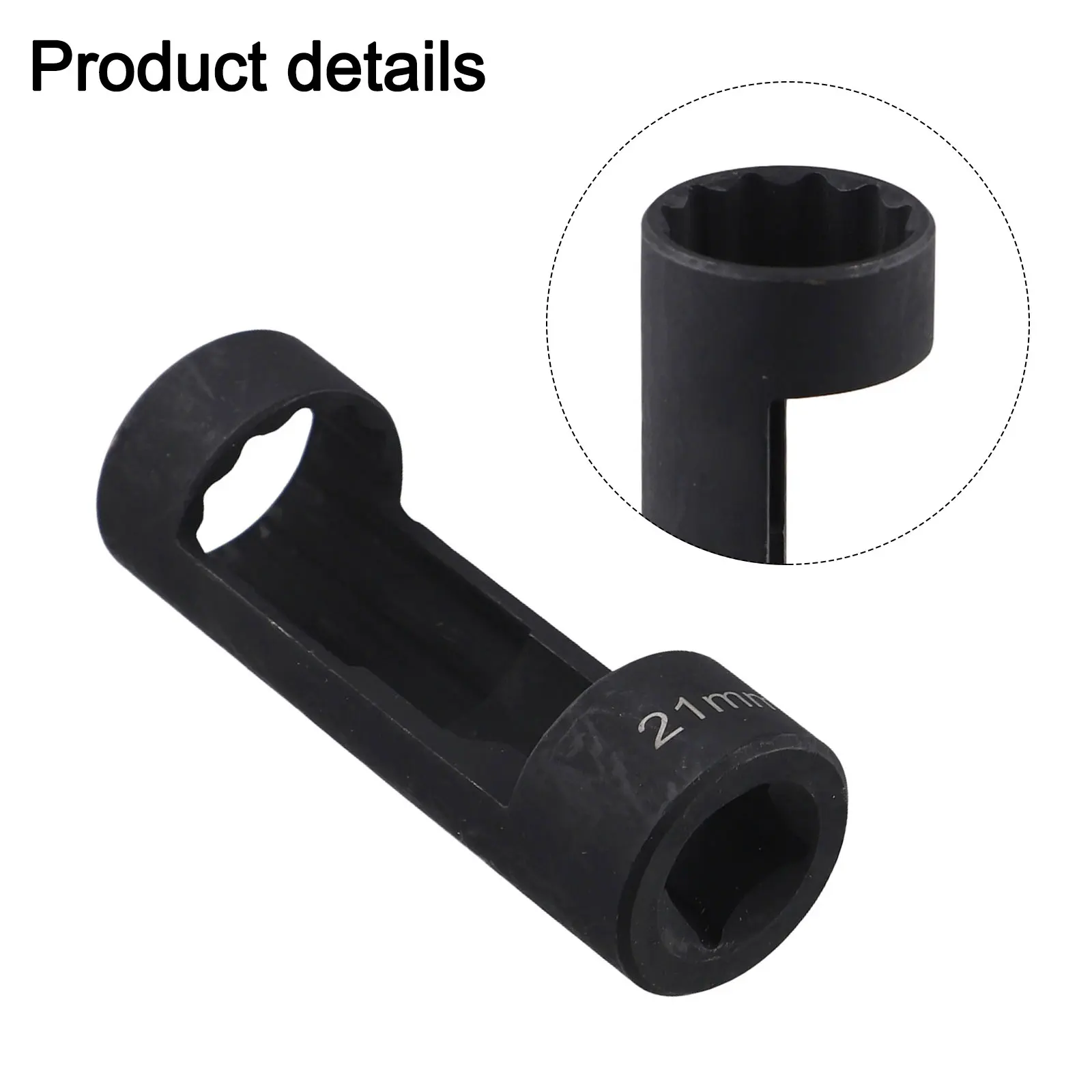 12ポイントサスペンションストラットナットソケット 1個 1/2インチドライブ 18‑24mm クロムバナジウム鋼 簡単に取り外せるストラットナットソケット