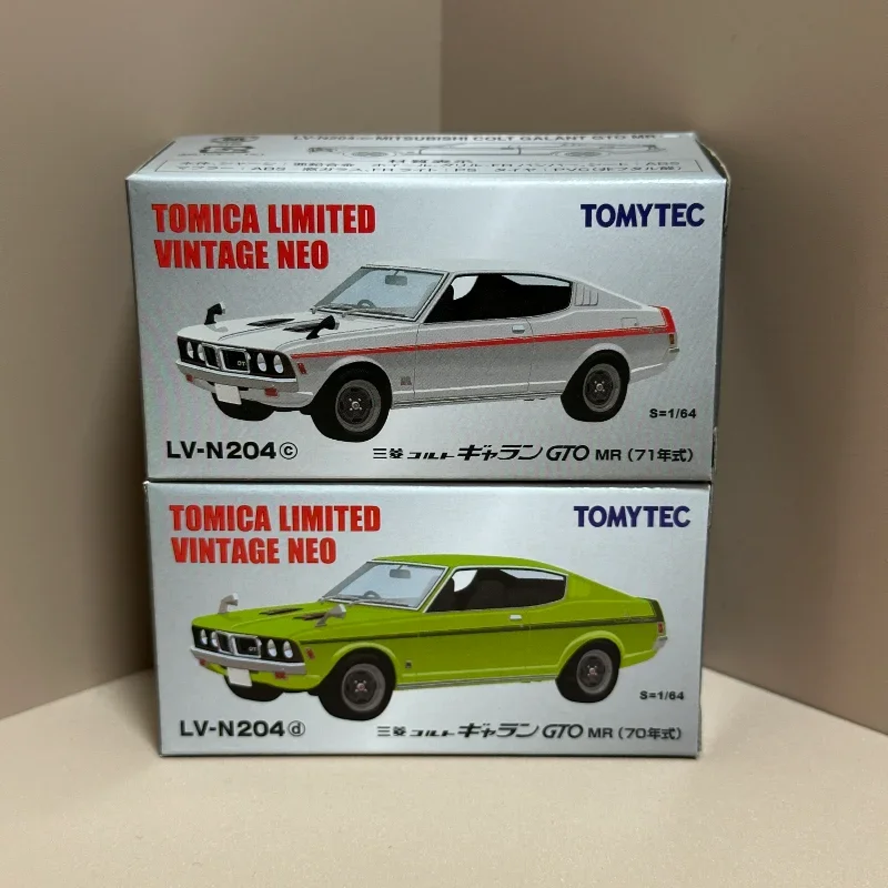 TAKARA TOMY TOMYTEC-Tomica Diecast Metal Modelo, Mitsubishi Colt Galant GTO MR, Liga Toy Motor Presentes, TLV-204c TLV-204d