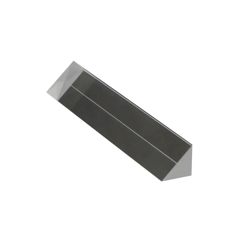 Prisma óptico de ángulo recto, H-k9lglass óptico grande para Prisma Triangular Experimental, 50x50x200mm